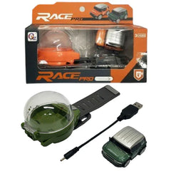 Mini Car With Remote Control Mini Remote Control Car Watch Racing Car USB Charging Cartoon Rc Small Car Kids Toys (random Color )