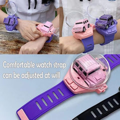 Mini Car With Remote Control Mini Remote Control Car Watch Racing Car USB Charging Cartoon Rc Small Car Kids Toys (random Color )