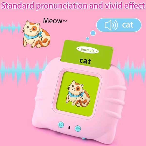 Talking Flash Cards Preschool Learning Toys Early Educational Toys English Learn To Talk Learn Words Learn English Learn(random Color )