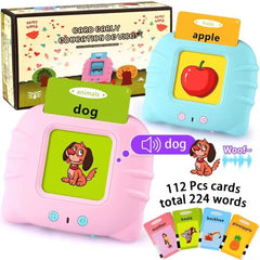 Talking Flash Cards Preschool Learning Toys Early Educational Toys English Learn To Talk Learn Words Learn English Learn(random Color )
